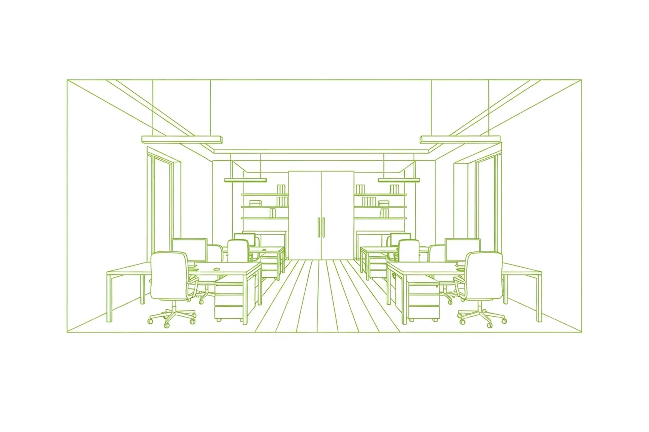 Clean Professional Office Space